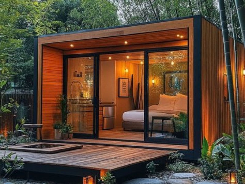 Nhà Gỗ Hình Hộp