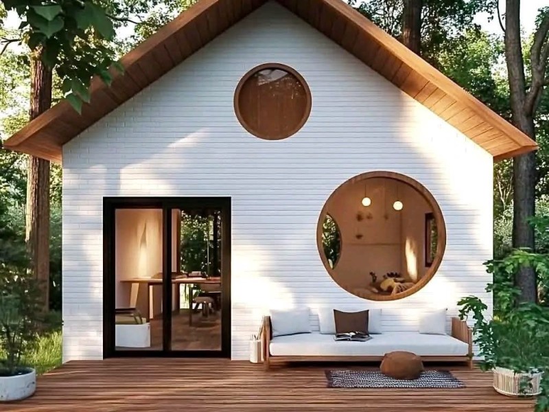 NHÀ DI ĐỘNG GỖ 1 PHÒNG NGỦ